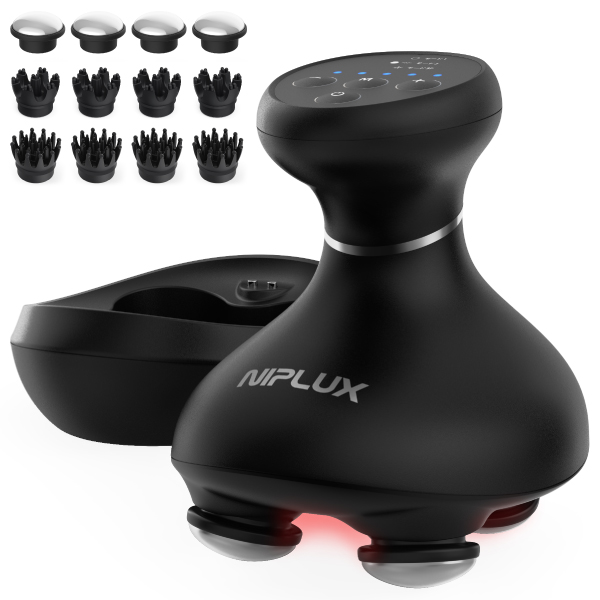 EMS頭皮マッサージ器 ヘッドマッサージャー NIPLUX EMS HEAD SPA PREMIUM 美顔器 emsヘッドスパプレミアム 頭皮ケア プレゼント ホワイトデー ギフト