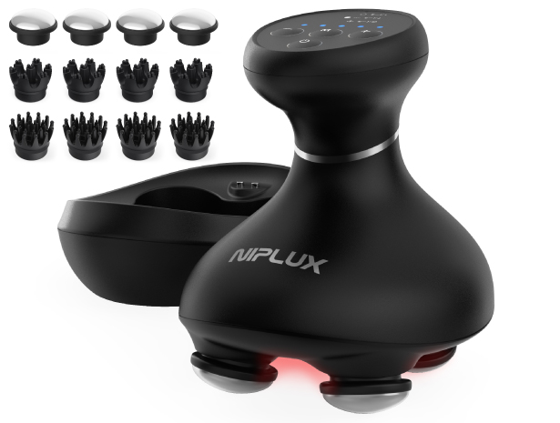 EMS頭皮マッサージ器 ヘッドマッサージャー NIPLUX EMS HEAD SPA PREMIUM 美顔器 emsヘッドスパプレミアム 頭皮ケア 母の日 プレゼント ギフト