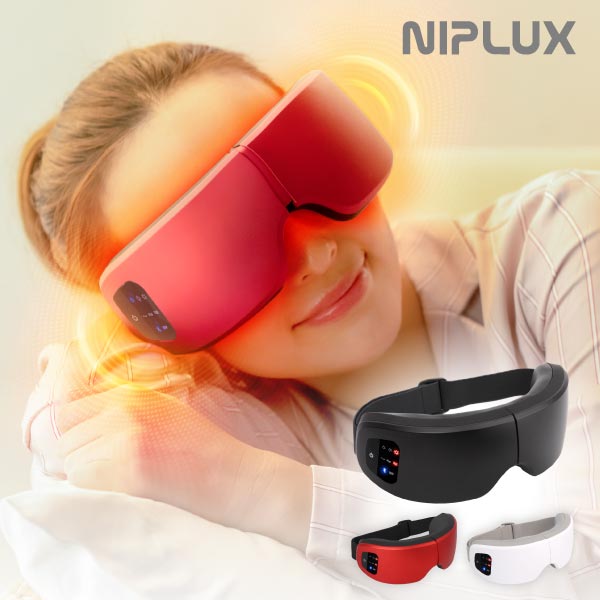 NIPLUX アイマッサージャー 充電式式ホットアイマス 目元美顔器