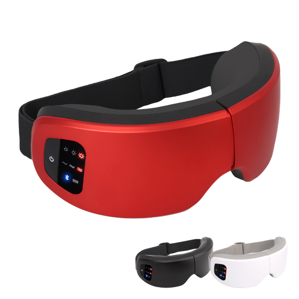 アイマッサージャー 充電式ホットアイマスク NIPLUX EYE RELAX S アイリラックスエス アイケア 目元美顔器 マッサージ器 温熱 加圧 揉み プレゼント ギフト