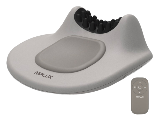 寝ながら首ストレッチ 業界初のEMS首枕 NIPLUX NECK PREMS ネックプレミス 温熱 ネックストレッチャー グッズ まくら 指圧 ツボ押し プレゼント ギフト