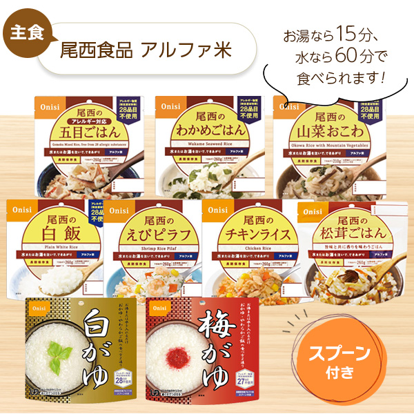 非常食１日セット８ケース入り 非常食1日セット8ケース入り 7日間これで安心非常食セット :
