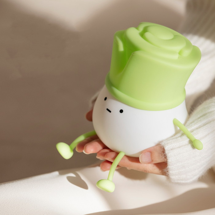 ナイトライト かわいい ネギ ねぎ 葱ライト デスクライト LED ランプ スマホスタンド機能 USB充電式タイマー付き 3段階調光 子供部屋 授乳 |  | 13