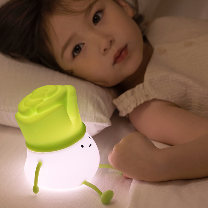 ナイトライト かわいい ネギ ねぎ 葱ライト デスクライト LED ランプ スマホスタンド機能 USB充電式タイマー付き 3段階調光 子供部屋 授乳 |  | 06