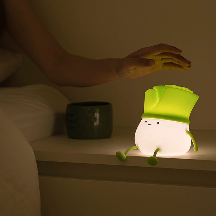 ナイトライト かわいい ネギ ねぎ 葱ライト デスクライト LED ランプ スマホスタンド機能 USB充電式タイマー付き 3段階調光 子供部屋 授乳 |  | 08