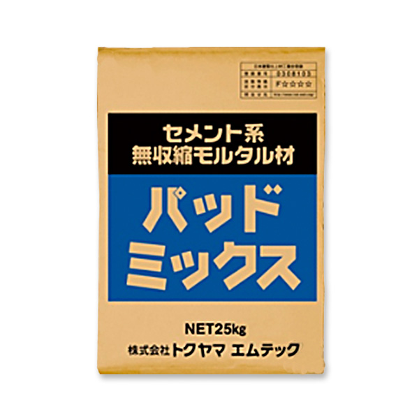 パッドミックス 25kg／袋 株式会社トクヤマエムテック : tk-padtmix : 日曜左官エムケー工芸 - 通販 - Yahoo!ショッピング