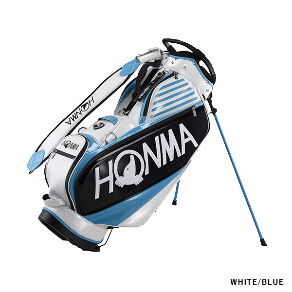 本間ゴルフ キャディバッグ 9.5型 CB12202 2022年モデル プロツアー スタンドキャディバッグ スタンド式 3点式ショルダー シューズインポケット 5分割 | HONMA GOLF | 03
