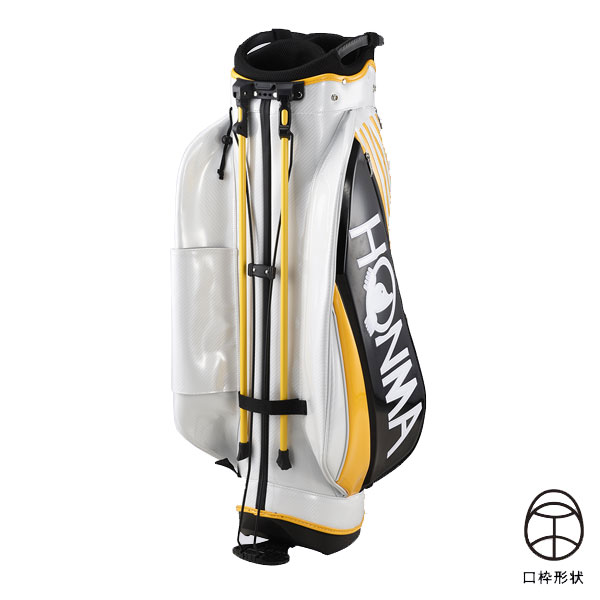 本間ゴルフ キャディバッグ 9.5型 CB12202 2022年モデル プロツアー スタンドキャディバッグ スタンド式 3点式ショルダー シューズインポケット 5分割 | HONMA GOLF | 06