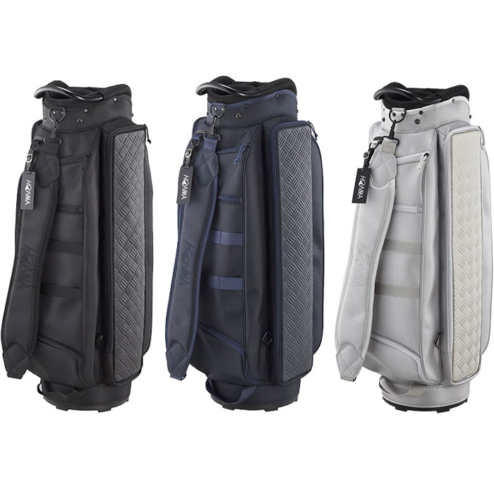 本間ゴルフ キャディバッグ 9.0型 CB12206 2022年モデル ポートレートポケット カートタイプ おしゃれ メンズ 5分割 3点式ショルダー | HONMA GOLF
