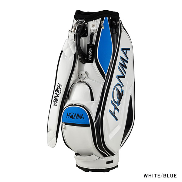 ＨＯＮＭＡ 本間ゴルフ キャディーバック９型【ホワイト】中古・訳あり品！ 新品】HONMA キャディバッグ 9型 ホワイト ブルー 白 青 本間