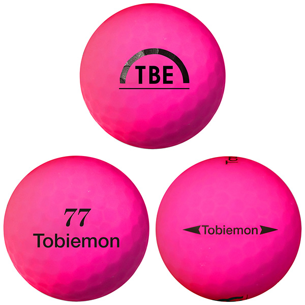 TOBIEMON 飛衛門 蛍光マットカラーボール 2017年モデル メッシュバッグ入り 12球 飛び系 ディスタンス系 レッド イエロー オレンジ ピンク 2ピース | 飛衛門 | 07
