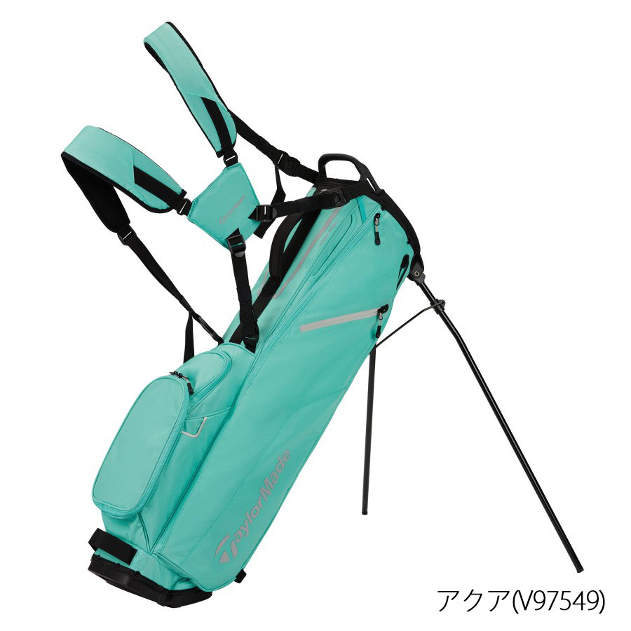 テーラーメイド 9型 キャディバッグ スタンド型 TD875 フレックステック ライト 2023年モデル スタンド式 スタンドバッグ 4分割 4点式ショルダーベルト | TaylorMade | 03