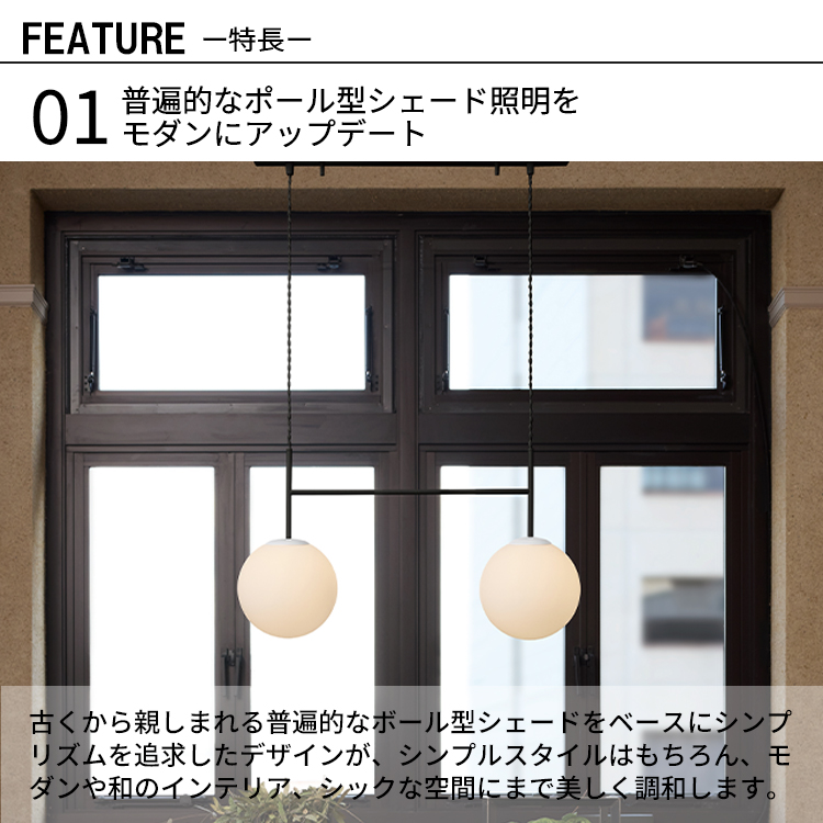 ARTWORKSTUDIO AW-0673 ブラック ホワイト ペンダントライト リビング