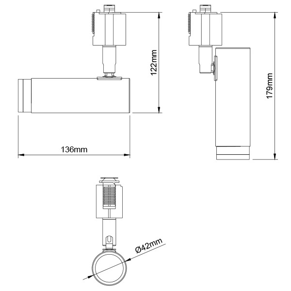 TC-1022 NOSH gram eight グラムエイト ノーシュ 1灯 スポットライト ダウンライト LED 照明 インテリア 北欧 カフェ おしゃれの画像