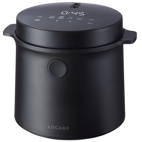 ロカボ LOCABO JM-C20E-B LOCABO 糖質カット炊飯器 糖質カット炊飯2合・通常炊飯5合 黒