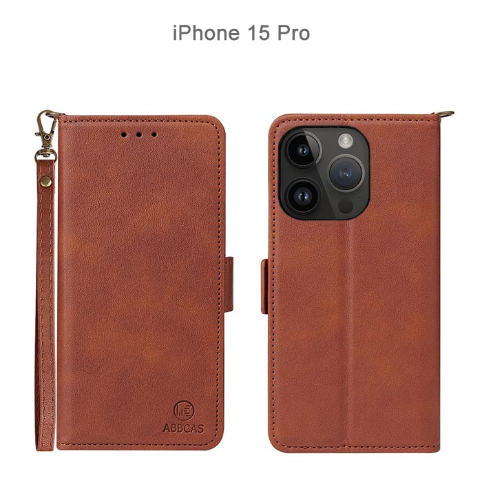 iPhone15Pro 携帯ケース 手帳型　カード入れ　ソフト　ストラップ付 ケース 手帳型 ストラップ付き iPhone15Pro iPhone15ProMax 耐衝撃