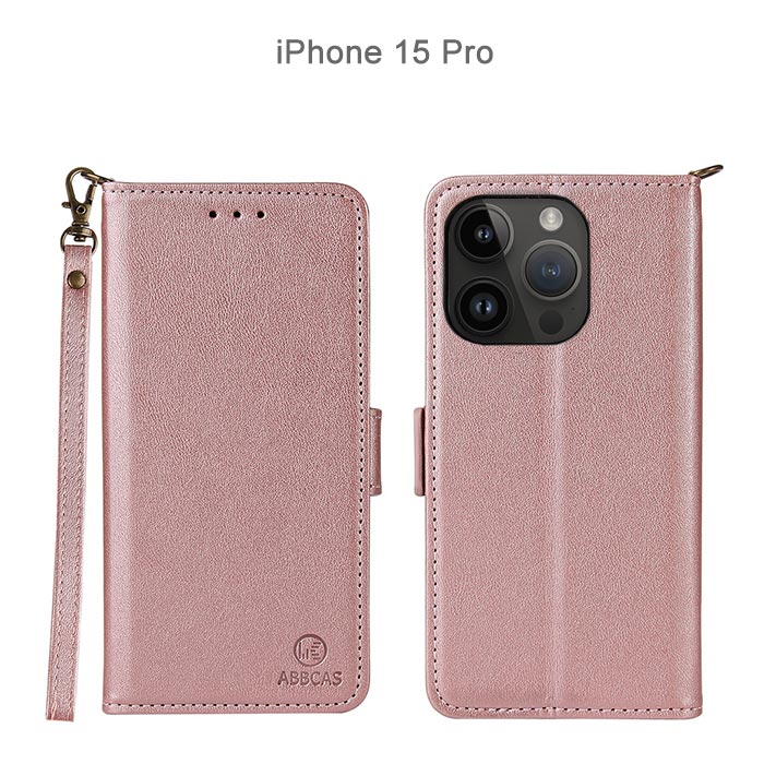 ケース 手帳型 ストラップ付き iPhone15Pro iPhone15ProMax 耐衝撃