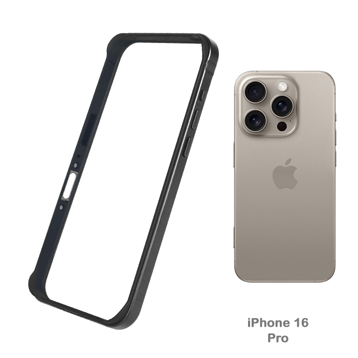 iPhone16 Pro ケース アルミバンパー フレームカバー iPhone14