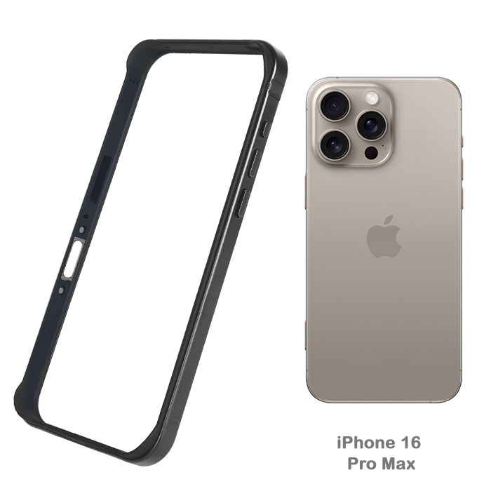 iPhone16 Pro ケース アルミバンパー フレームカバー iPhone14