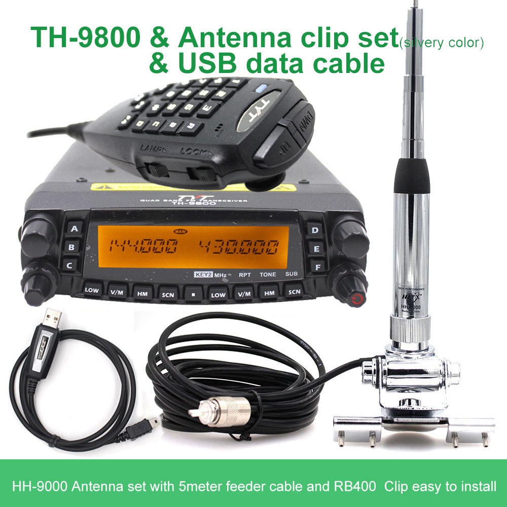 Tyt-walkie-talkie TH-9800 Plus 50W クアッドバンド29 50 144 430mhz デュアルディスプレイ ビスチェth9800｜nkp-sutoa｜11