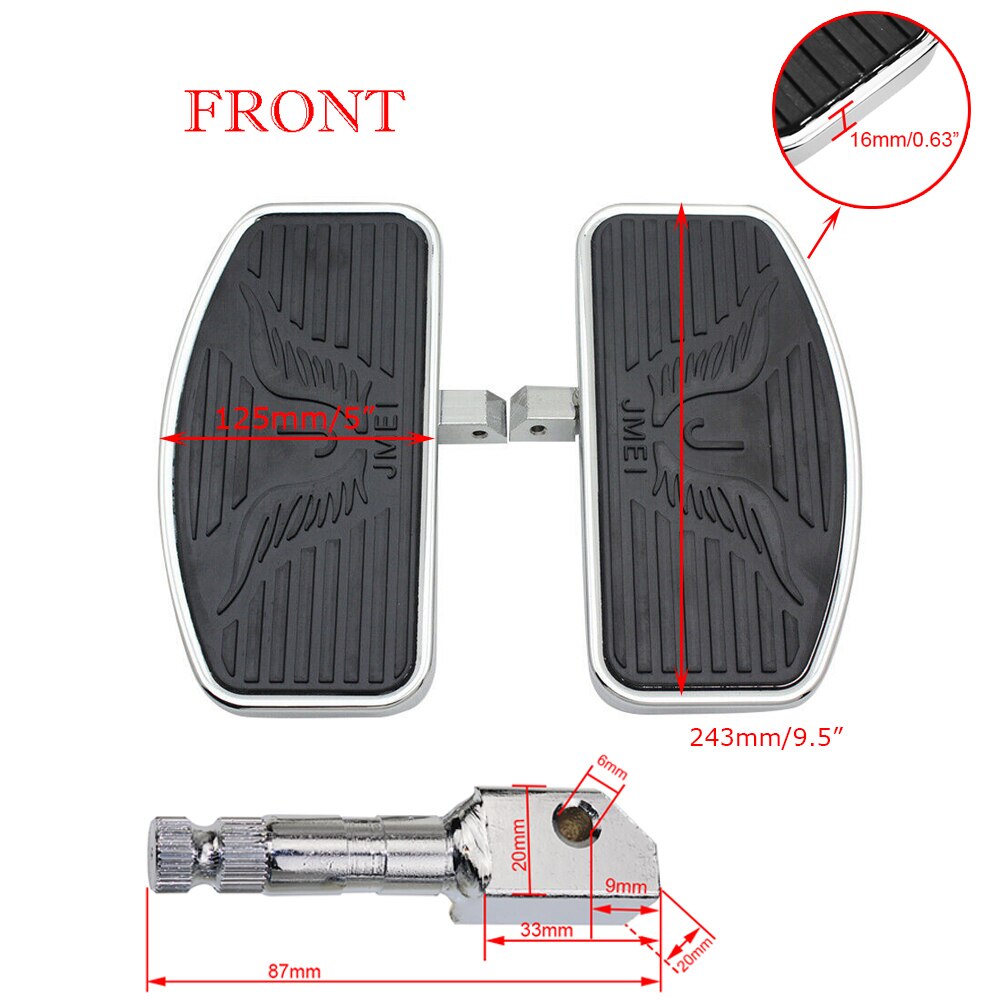 オートバイ バイク フロントライダー リアフットペグ floorboards for Kawukollo 400 800 900 vn400