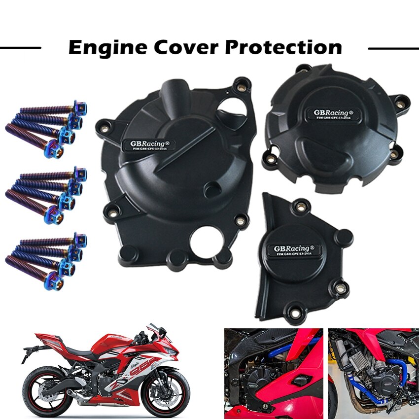 オートバイ エンジンカバー保護 ギガバイト カワサキ ZX-25R 2020-2021-2022-2023 ZX25R