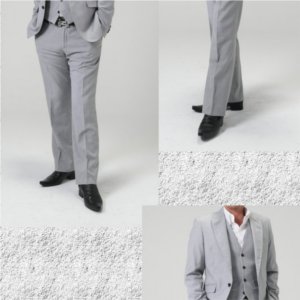 新品 未使用 スリーピース スーツ 96Y7 ノータック ストライプグレー 楽天市場】【洋服の青山】スリーピース メンズ オールシーズン グレー