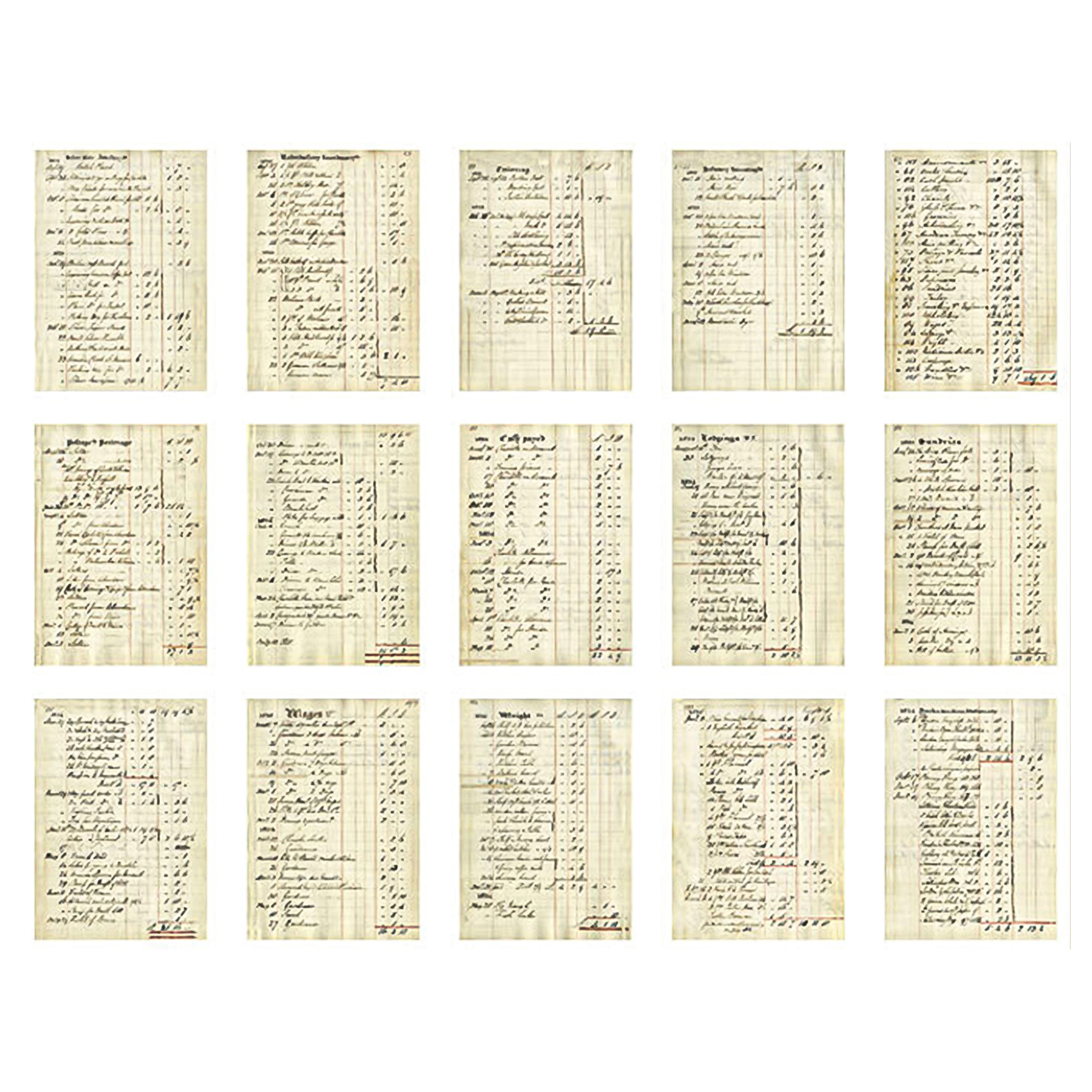 ジャンクジャーナル 紙素材 30枚セット 15×2 大判サイズ 14×20cm 日記