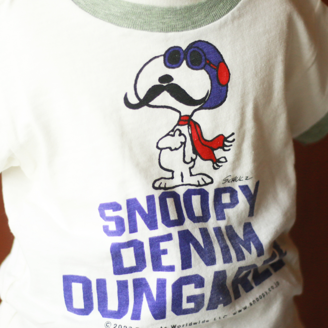 デニム＆ダンガリー DENIM DUNGAREE テンジク SNOOPY BEARD Tシャツ