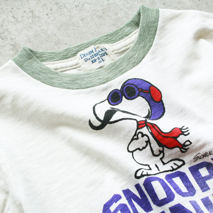 デニム＆ダンガリー DENIM DUNGAREE テンジク SNOOPY BEARD Tシャツ