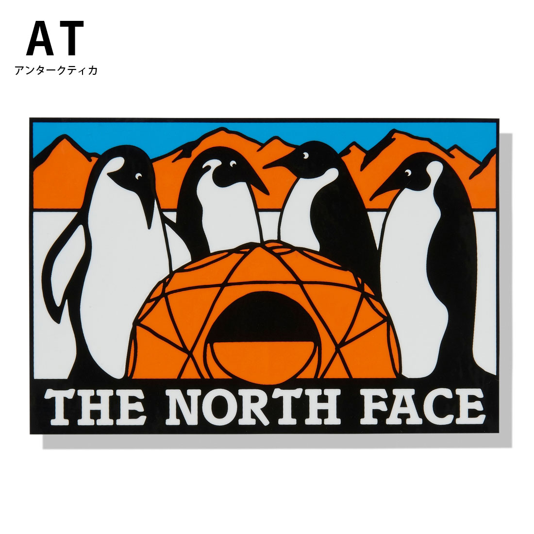 ノースフェイス THE NORTH FACE TNF PRINT STICKER ステッカー シール 1点のみメール便可 NN32348｜noadept｜04