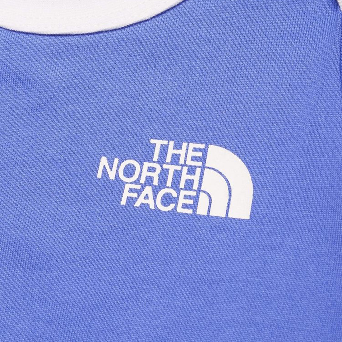 ★無料ラッピングも選べる★ノースフェイス THE NORTH FACE オーガニックコットン ベビー半袖 ロンパース＆2P ビブセット（70cm 80cm）[巾着袋付き] NTB12354｜noadept｜11