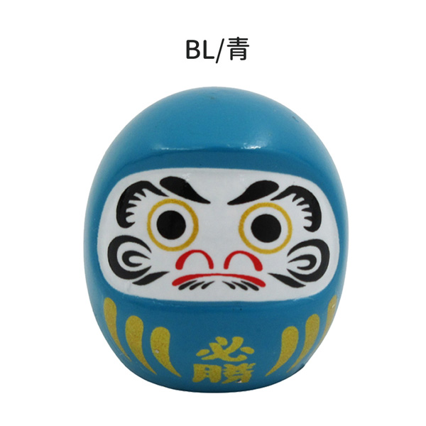 024248 風水だるま置物 赤 白 金 黒 黄 ピンク 青 緑 家内安全