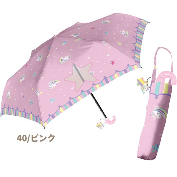 シェイルシェイル 折りたたみ傘 ゆめかわユニコーン 520-003-39