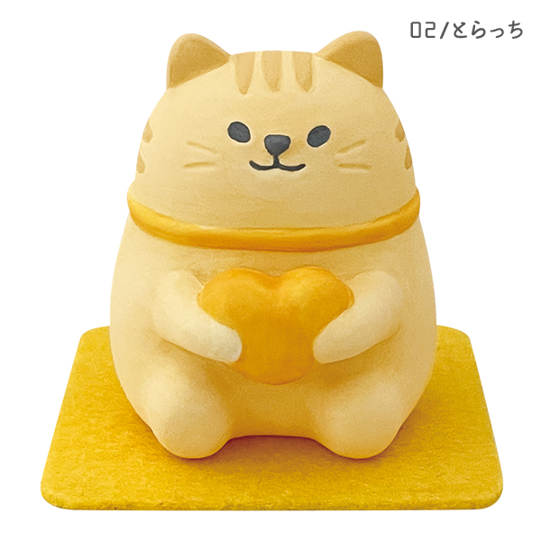 ねこのマスコット AG-47001-05 風水ねこアロママスコット みーちゃん とらっち