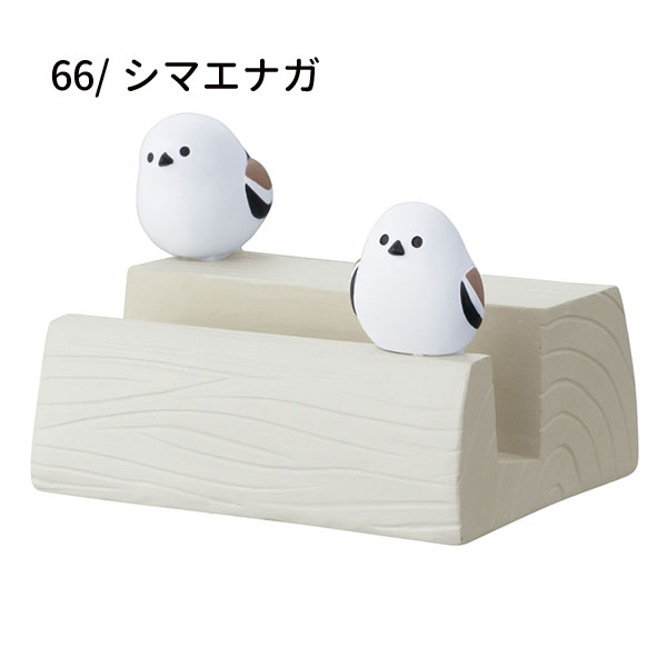 DECOLE（デコレ） PM-16665-66 ニホンノコトリ 丸太スマホスタンド