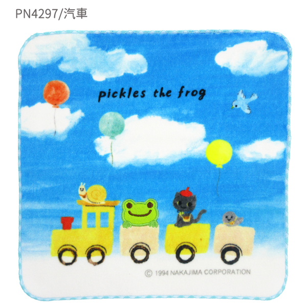 ネコポス便発送可】PN4297-PO4392 かえるのピクルス プチタオル 汽車