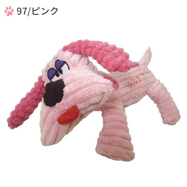 WL2297-98 WILL ラブハウンド ピンク イエロー 犬用 ペット用 おもちゃ ぬいぐるみ 音が鳴る スクイーカー入り ウィルインターナショナル｜noahs-ark｜02