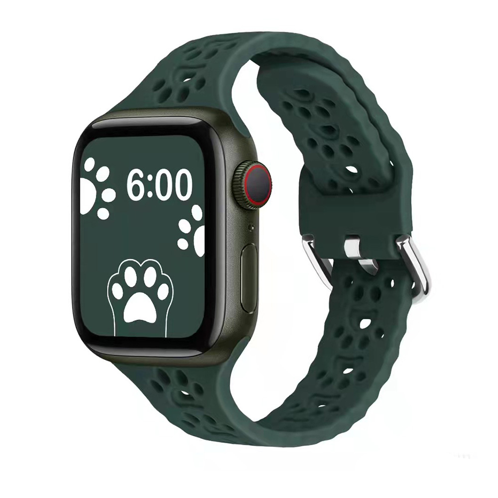 アップルウォッチ バンド 猫 アップルウォッチ9 41mm 45mm 女性 44mm 肉球 猫好き 40mm apple watch se 9 ベルト シリコン シンプル 可愛い ソフト｜nobistar｜08