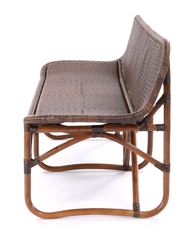 サンフラワーラタン 手編み カウチソファ C116KA W160×D60×H75 厳選