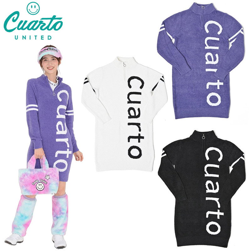 Cuarto UNITED（クアルトユナイテッド） ゴルフ ニットワンピース