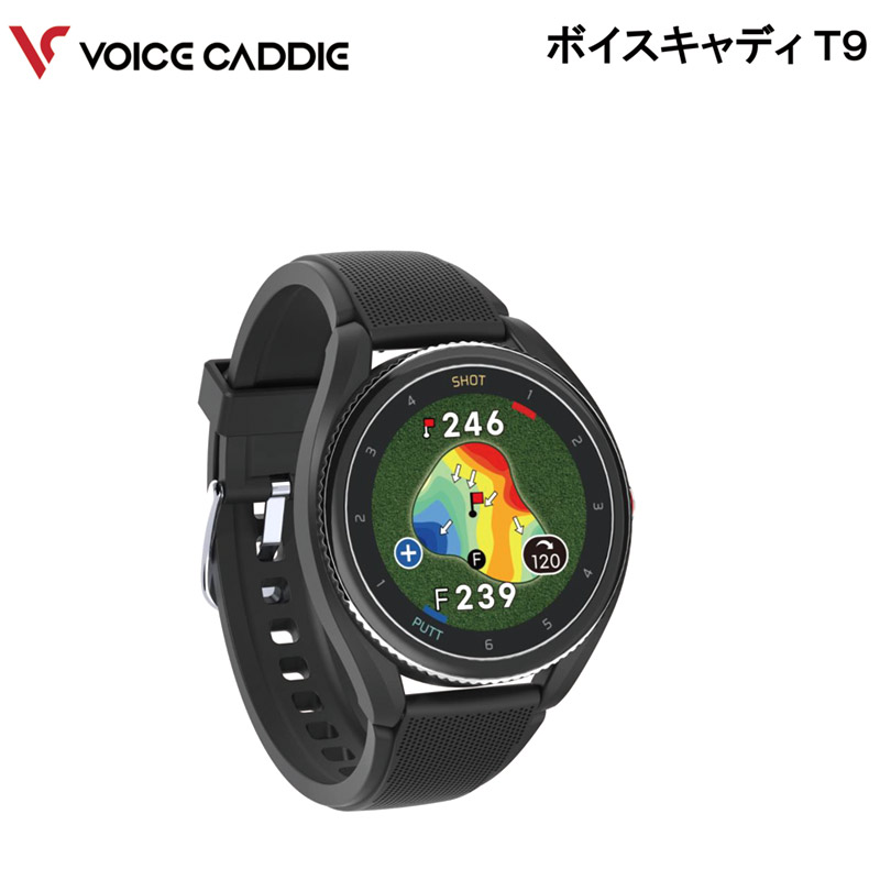 ボイスキャディ voice caddie T9 ウェアラブルデバイス スマートウォッチ　腕時計型 ゴルフナビ 高性能距離測定器「Voice Caddie t9｜noblegolf｜02