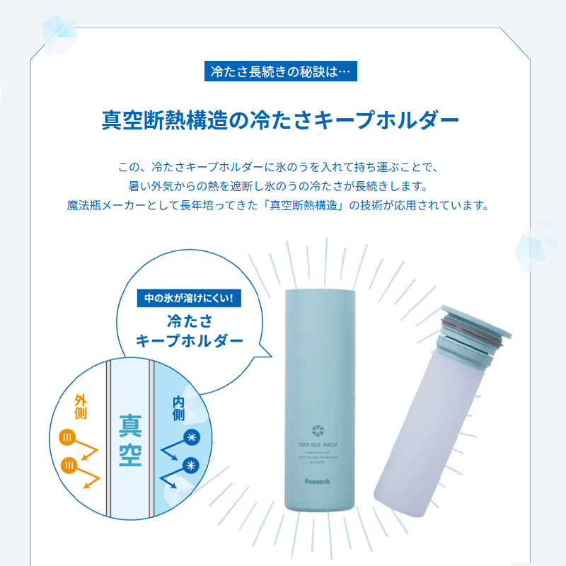 PPeacock冷却グッズシリコンアイスパック