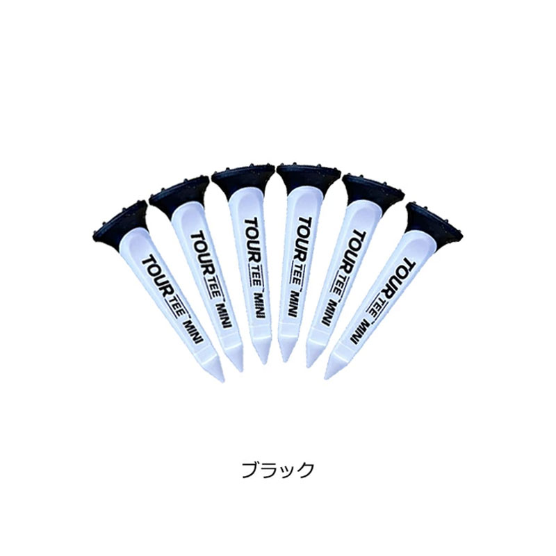 ゴルフ ティー Tour Tee MINI ツアーティー 6本入り ショート ゴム素材 ゴルフ ゴルフアクセサリー TOUR TEE MINI expoint01 |  | 01