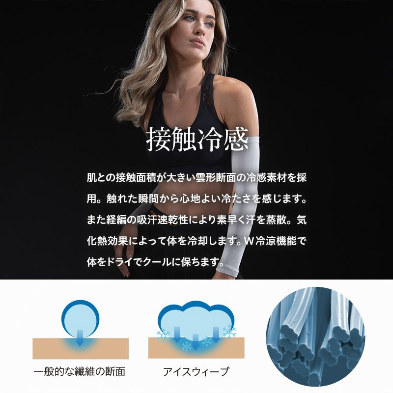 ゼロフィット アイスウィーブアームカバー