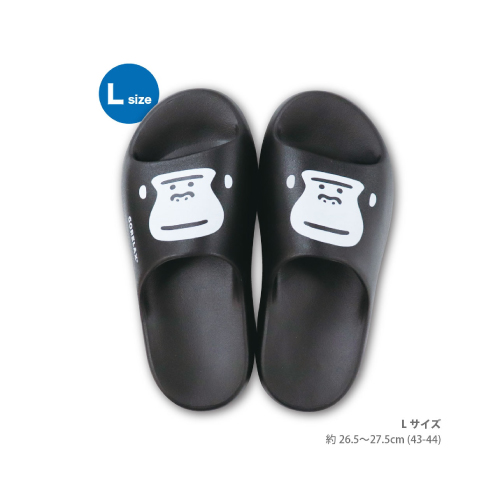 送料無料】ごリラックスまもるさんのもちっと湯上りサンダル Мサイズ L