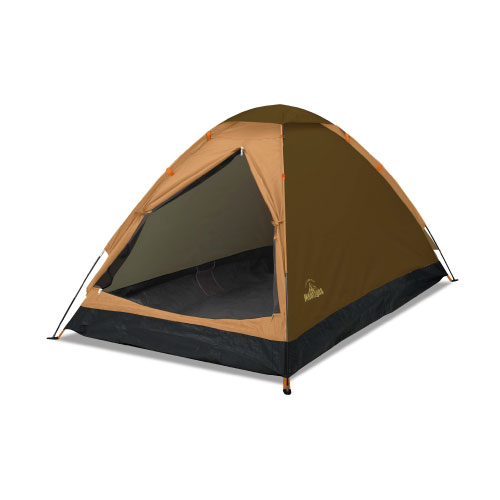 Montagna 【送料無料】組立式2人用ドームテント カーキ ベージュ
