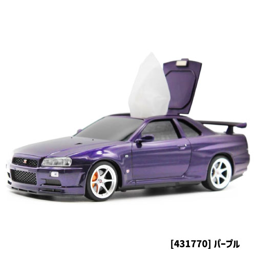 日産スカイラインGT-R BNR34 ウェットティッシュケース Nissan skyline