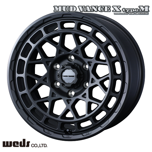 18インチ ウェッズ MUDVANCE X TYPE Mホイール4本セット【送料無料】 新品 18X9.0J（+50) 6/139.7 FULL MAT BLACKweds 品番0041573