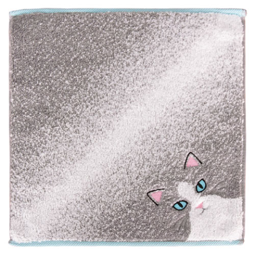 メール便送料無料】UNJ うちのこメイト 毛並みタオルハンカチ 今治製